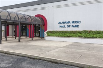 Alabama Music Hall of Fame museum in Tuscumbia, Alabama, USA showcases the work of Alabamians that