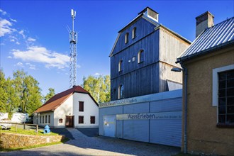 Cavern power station 'Drei-Brüder-Schacht', Drei Brüder Schacht, Freiberg, Saxony, Germany, Europe