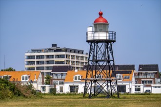 Historic lighthouse, Lighthouse Vuurtoren, Hoek van Holland, Netherlands