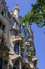 Casa Batlló by Antoni Gaudi, Modernisme, Barcelona, Catalonia, Spain, Europe