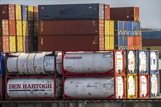 Port of Duisburg Ruhrort, DeCeTe, Duisburger Container-Terminal, container loading, loading and