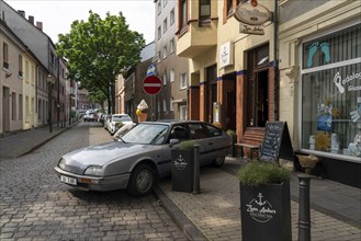 Restaurant, Café zum Anker, crime scene inspector Horst Schimanski cult pub, original Citroën CX