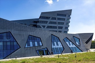 The Leuphana University of Lüneburg, central building, designed by Daniel Libeskind, Lower Saxony,