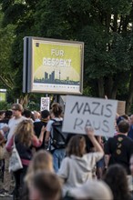 Demo against the AFD party conference in the Grugahalle in Essen, over 5000 participants came to