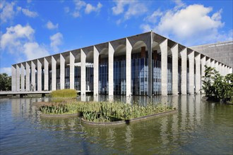 Foreign Ministry building, Itamaraty Palace or Palace of the Arches, designed by Oscar Niemeyer,