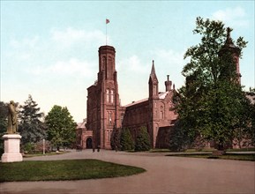 The Smithsonian Institution Building, also known as the Smithsonian Castle or simply The Castle, is