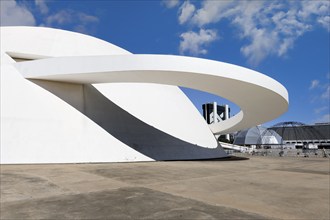 National Museum Honestino Guimaraes, designed by Oscar Niemeyer, World Heritage Site, Brasilia,