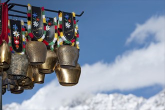 Swiss cowbells as a souvenir, souvenir, symbolic, typical, tradition, traditional, bell,