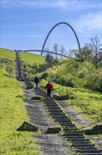 The Hoheward spoil tip, main part of the Hoheward Landscape Park, Himmelsstiege, 529 steps lead