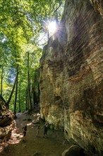 The Devil's Gorge, narrow, accessible gorge of sandstone rocks, with steep rocky gorges, near