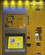 New ticket vending machine, ticket machine, ticket terminal, SSB, Stuttgarter Straßenbahnen AG,