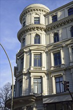 Europe, Germany, Hamburg, Rotherbaum, architecture, facade residential building, Gründerjahre,