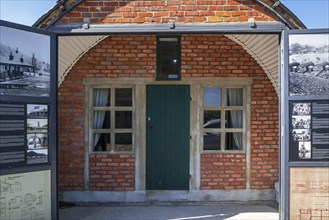 Nissen hut, prefabricated housing for immigrant workers at Le Bois du Cazier, coal mining museum at