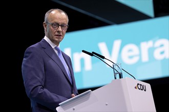 Berlin, Germany, 6 May 2024: Friedrich Merz, Chairman of the Christian Democratic Union of Germany