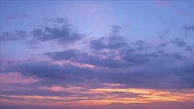 Beautiful dramatic scenic after sunset sky background after sunset