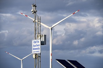 Test track of RWTH Aachen University, for autonomous driving, on the A44 motorway, 11 sensors on a