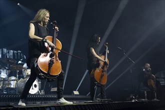 Eicca Toppinen, Perttu Kivilaakso and Paavo Lötjönen from Apocalyptica live on Plays Metallica Vol