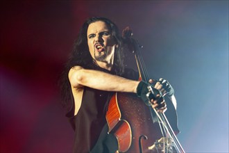 Perttu Kivilaakso from Apocalyptica live on Plays Metallica Vol.2 Tour 2024 at the Columbiahalle in