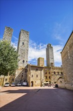 Gender towers in San Gimignano, Tuscany, Italy, Europe