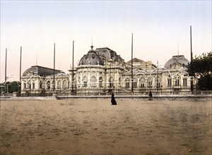 The Casino, Royan, Normandy, France, ca 1890, Historical, digitally restored reproduction from a