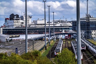 Liquefied natural gas terminal, LNG terminal in the harbour of Sassnitz-Mukran on the island of