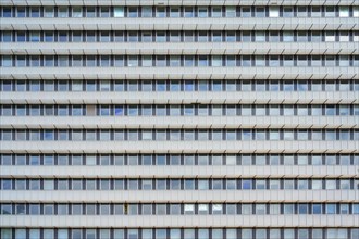 Window façade of a high-rise building, Siemens office building, Erlangen, Middle Franconia,