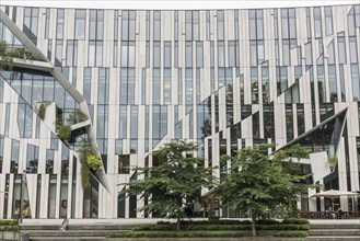 Kö-Bogen building complex, architect Daniel Libeskind, office building and shops, Düsseldorf, North