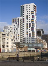 Regeneration of former industrial area of the Wet Dock, Ipswich, Suffolk, England, United Kingdom,