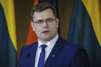 Minister of Defence of Lithuania, Laurynas Kasciunasdie, Vilnius, 08.04.2024