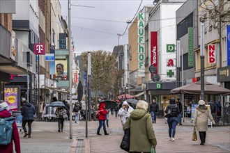 Galeria Kaufhof department stores' in the city centre of Gelsenkirchen, on Bahnhofstraße, is