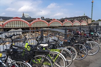 Bicycle parking, Copenhagen Central Station, Copenhagen Central Station, Denmark, Europe