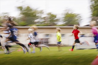 Children on the football pitch, Bonn, 19.06.2024