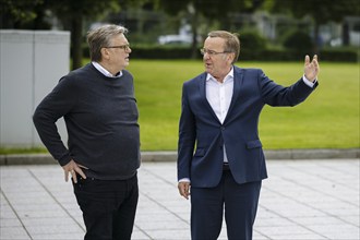 Boris Pistorius (SPD), Federal Minister of Defence, with his brother Harald Pistorius. Berlin, 04