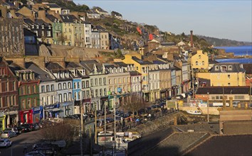 Historic buildings and port, Cobh, County Cork, Ireland, Europe