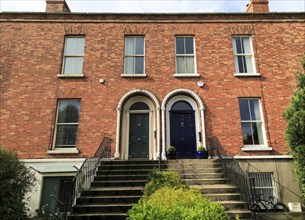 Georgian terraced housing, Ranelagh district, city of Dublin, Ireland, Irish Republic, Europe