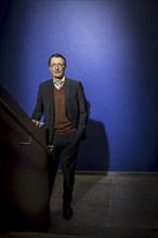 Karl Lauterbach (SPD), Federal Minister of Health, photographed in the stairwell of the Federal