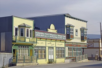 Historic General Store in Dawson City, Gold Rush, Gold Rush Town, Yukon Territory, Canada, North