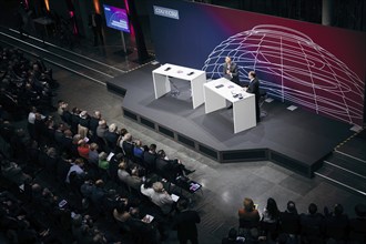 Friedrich Merz, Chairman of the CDU/CSU parliamentary group in the German Bundestag and Alexander