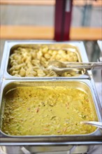 Vegan food on a marriage buffet, Bavaria, Germany, Europe