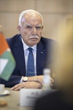 Riad Malki, Foreign Minister of the Palestinian Authority. Berlin, 12.02.2024. Photographed on