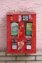 Chewing gum vending machine from the 1950s, Bavaria, Germany, Europe