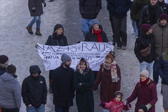 Several thousand people protested on Sunday in Dresden and elsewhere, against the AfD and in favour