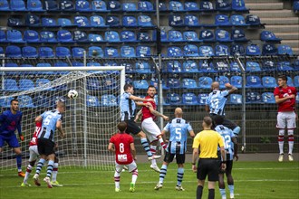 Football: Waldhof Mannheim against RWD Molenbeek Belgium in Mannheim (preparation match for the