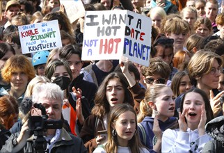 Fridays for Future demonstration and call for a global climate strike. Fridays for Future demands