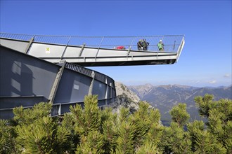 The AlpspiX viewing platform at the Alpspitze mountain station, Garmisch-Partenkirchen