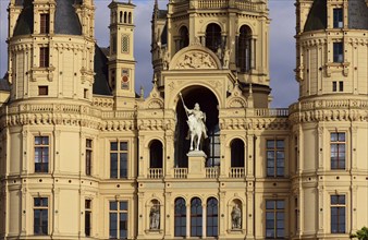 Europe, Germany, Mecklenburg-Western Pomerania, Schwerin, Schwerin Castle, built from 1845 to 1857