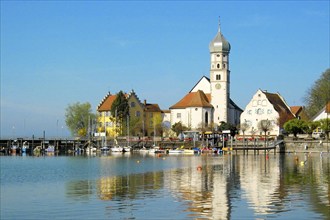 Moated castle, Lake Constance, moated castle, Lake Constance, Germany, Europe