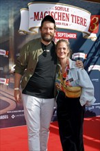 Sebastian Schwarz and Marie Burchard arriving at the premiere of THE SCHOOL OF MAGICAL ANIMALS 3 at