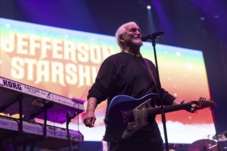 David Freiberg, singer of Jefferson Starship live at the Max-Schmeling-Halle in Berlin on 19