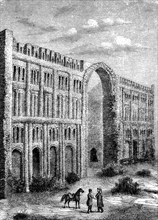 El Kas'r, the castle, from the ruins of Baghdad, today Iraq, illustration from 1892, Historical,